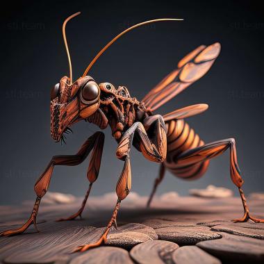 3D model Ichneumon nigroantennator (STL)